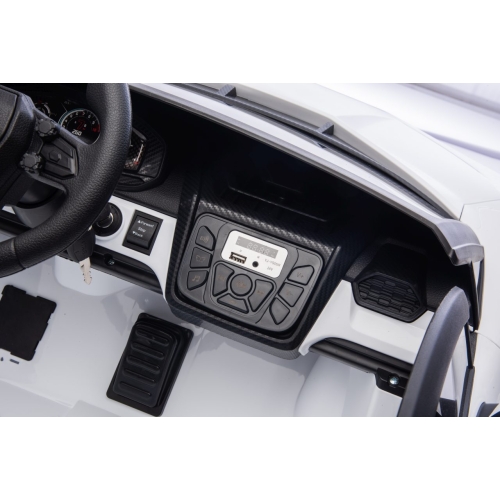 Auto na akumulator dla dzieci Lamborghini Revuelto XL Biały A500.BIA